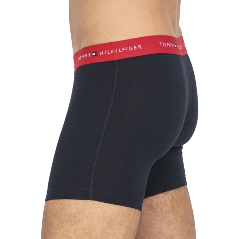 TommyHilfiger_3-erSet_Trunks_Blau_mitverschiedenfarbigemWebbund