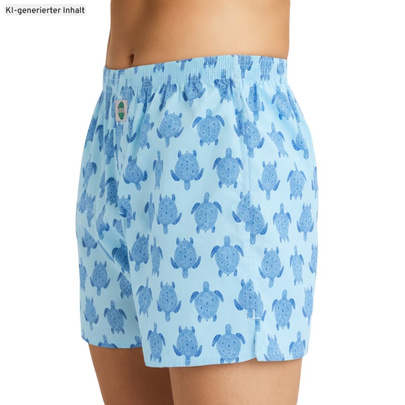 D.E.A.LInternational_Boxershorts_Hellblau_mit_Print