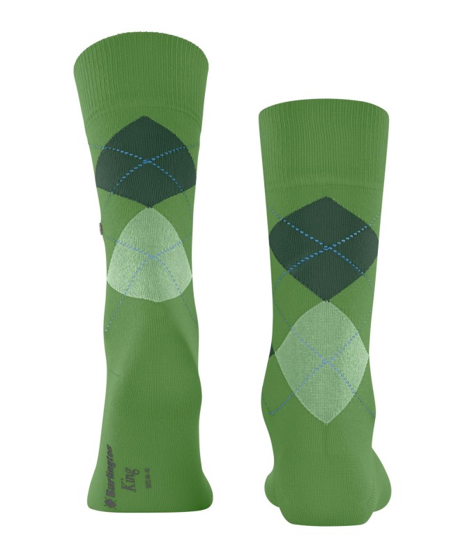 Burlington_Socken_Hellgrün_mitArgyle-Muster
