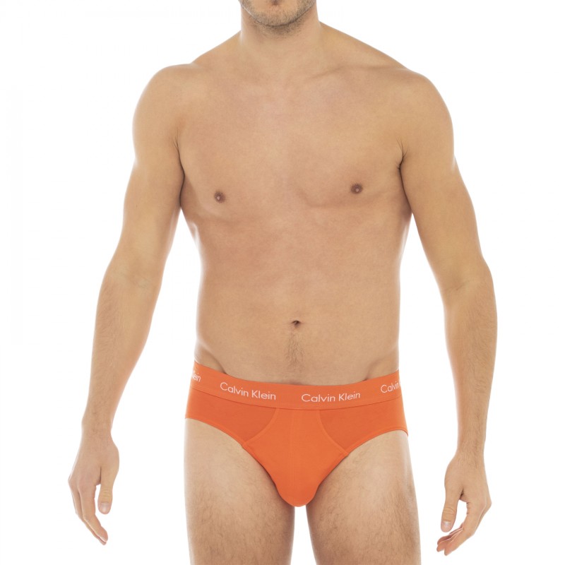 CalvinKlein_5-erSet_Slips_Pink,Grau,Orange,Schwarz&Beige