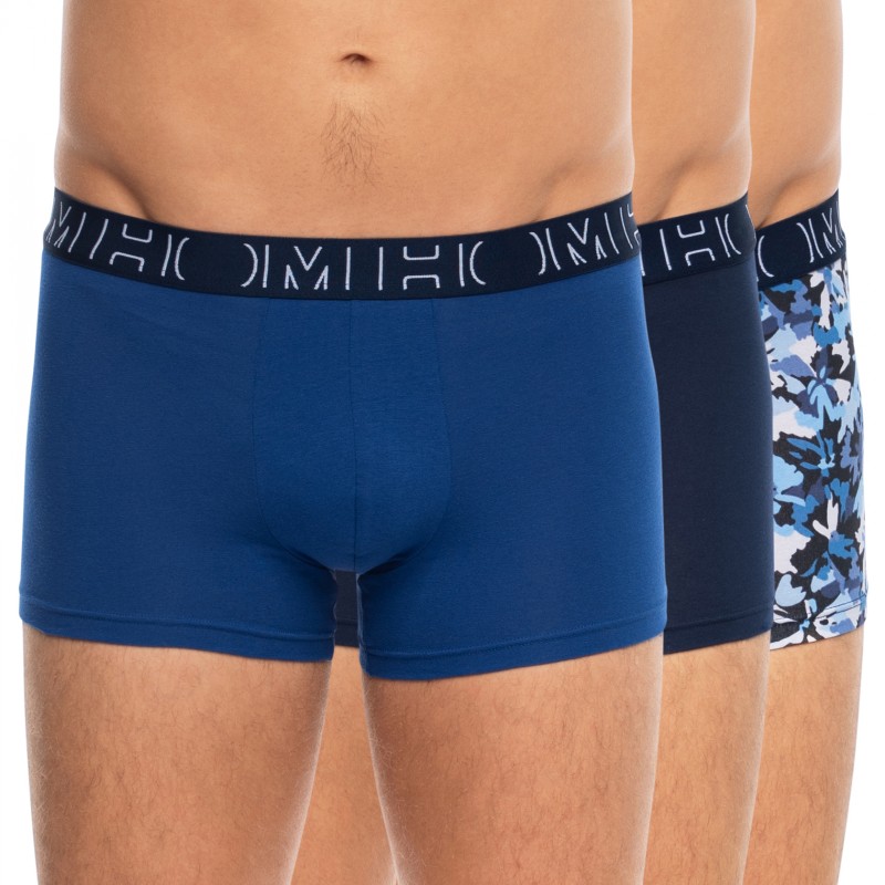 HOM_3-erSet_BoxerBriefs_Blau_mitCamouflage
