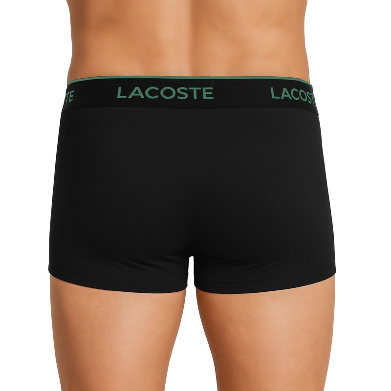 Boxerman_Herrenunterwäsche_Boxershorts_ Lacoste_3-er Set_Trunks_Schwarz