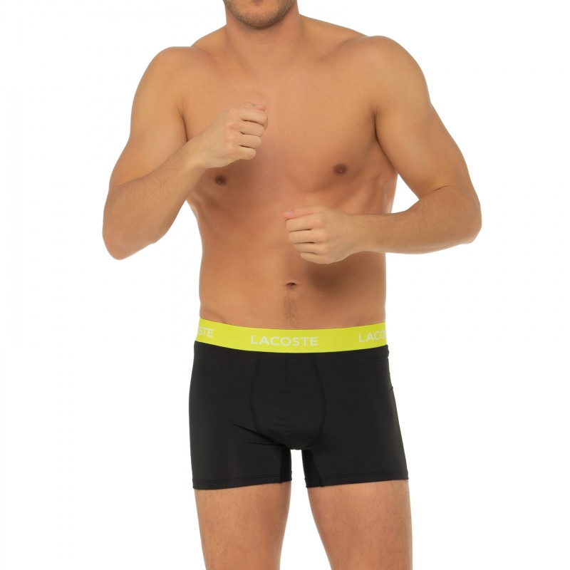 Boxerman_Herrenunterwäsche_Boxershorts_Lacoste_3-er Set_Trunks_Schwarz