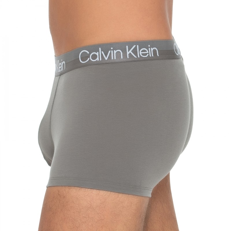 CalvinKlein_3-erSet_Trunks_Grau,Rot&Schwarz