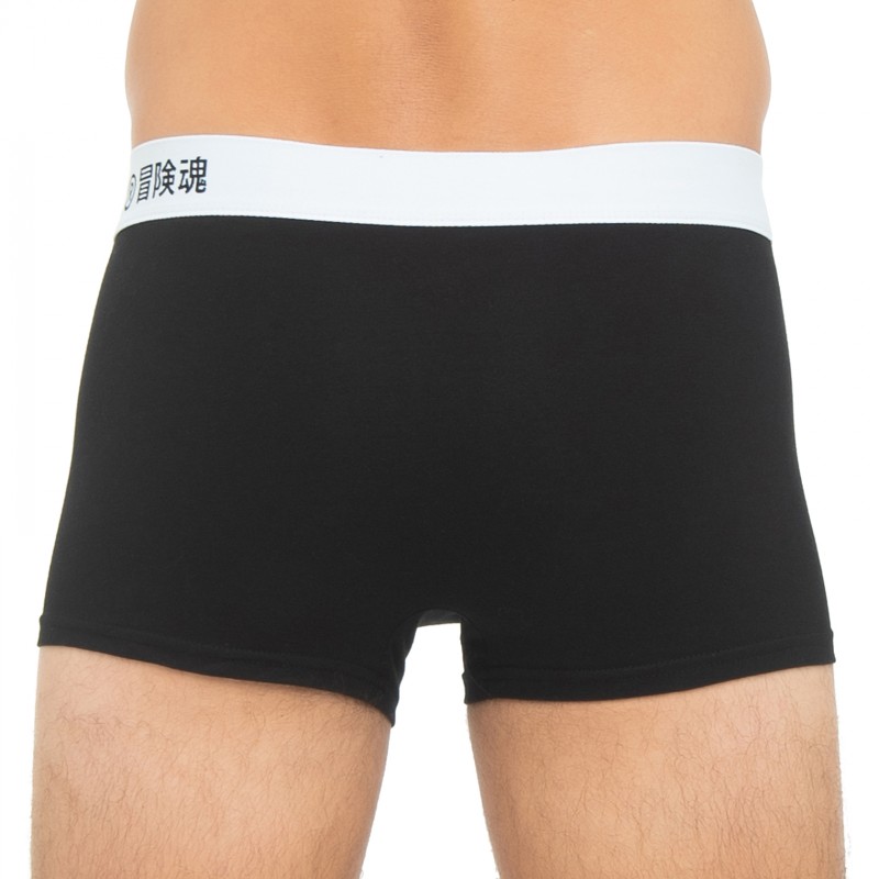 Boxerman_Herrenunterwäsche_Superdry_2-er Set_Boxer Trunks_Schwarz & Weiß