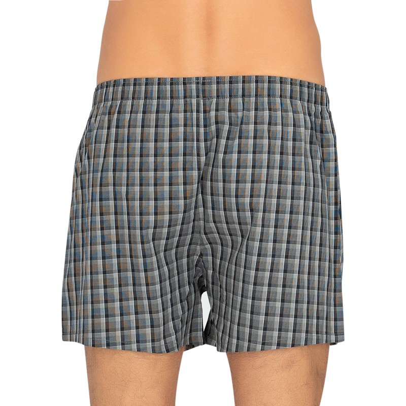 Schiesser_2-erSet_Boxershorts_Grau&Grau_kariert