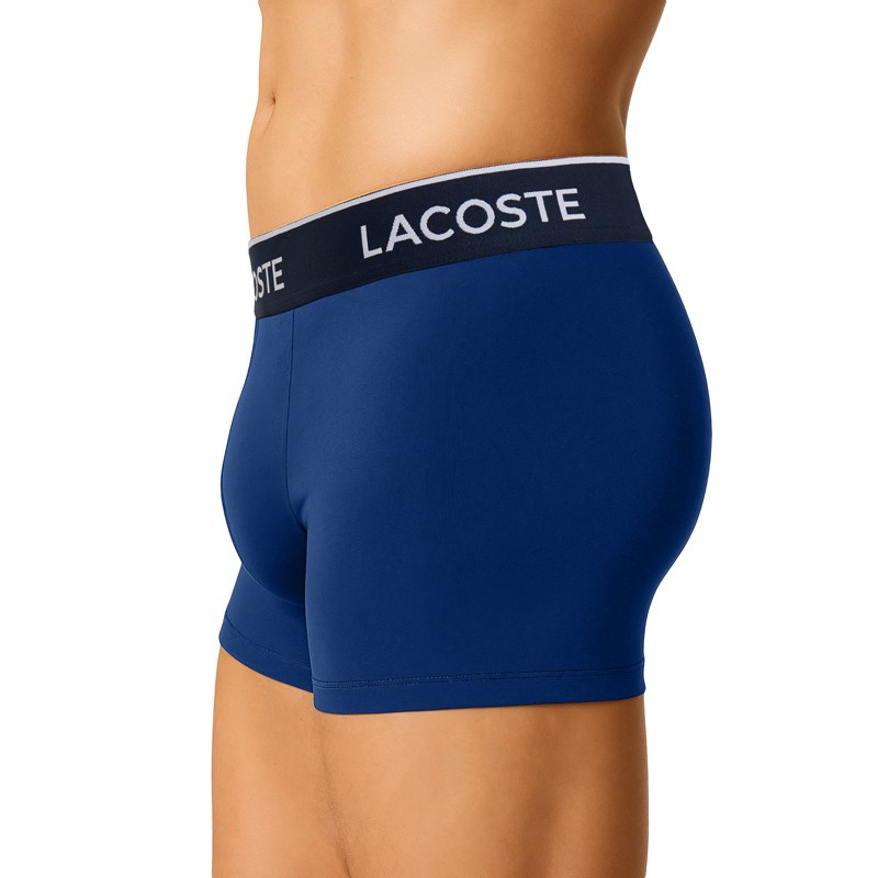 Lacoste 3-er Set Trunks in Grün, Blau & Flieder