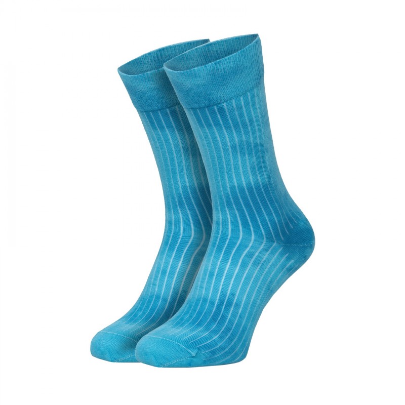 Boxerman_Herrensocken_Happy Socks_Socken_Blau_mitBatik-Musterung