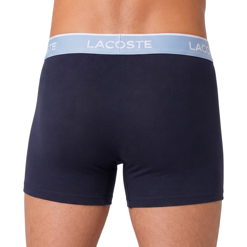 Lacoste_3-erSet_Trunks_Blau_mitverschiedenfarbigemWebbund
