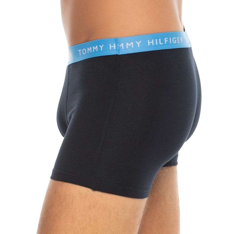 Tommy Hilfiger 5-er Set Trunks Blau mit verschiedenfarbigen Webbund
