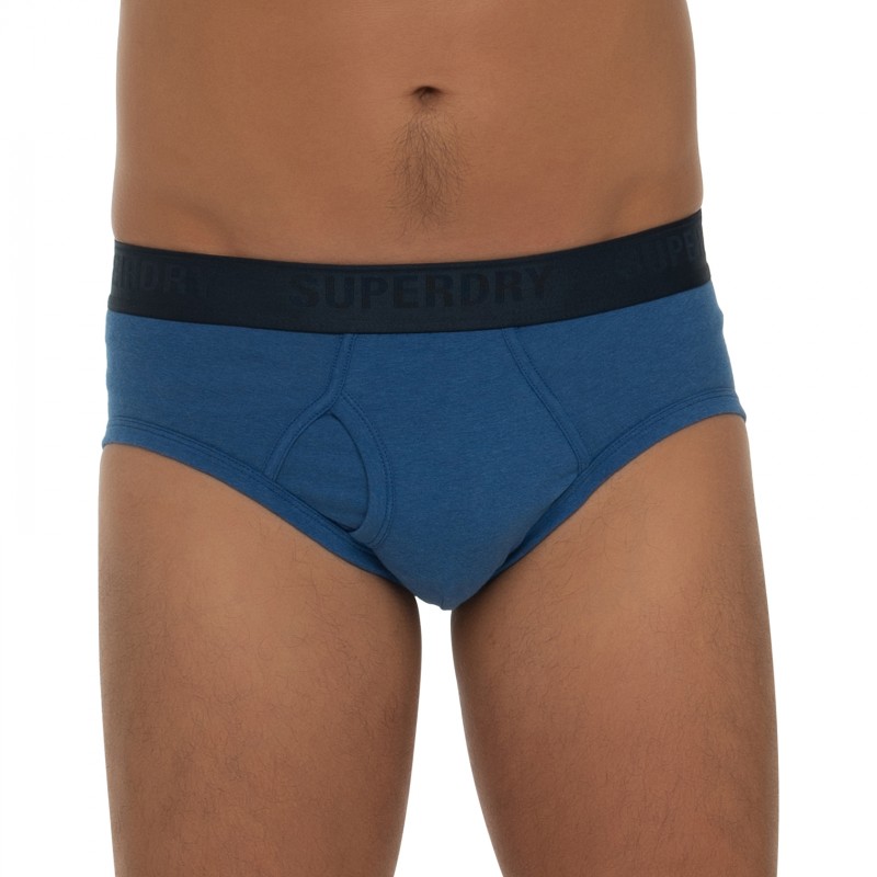 Boxerman_Herrenunterwäsche_Superdry_3-er Set_Slips_Blau