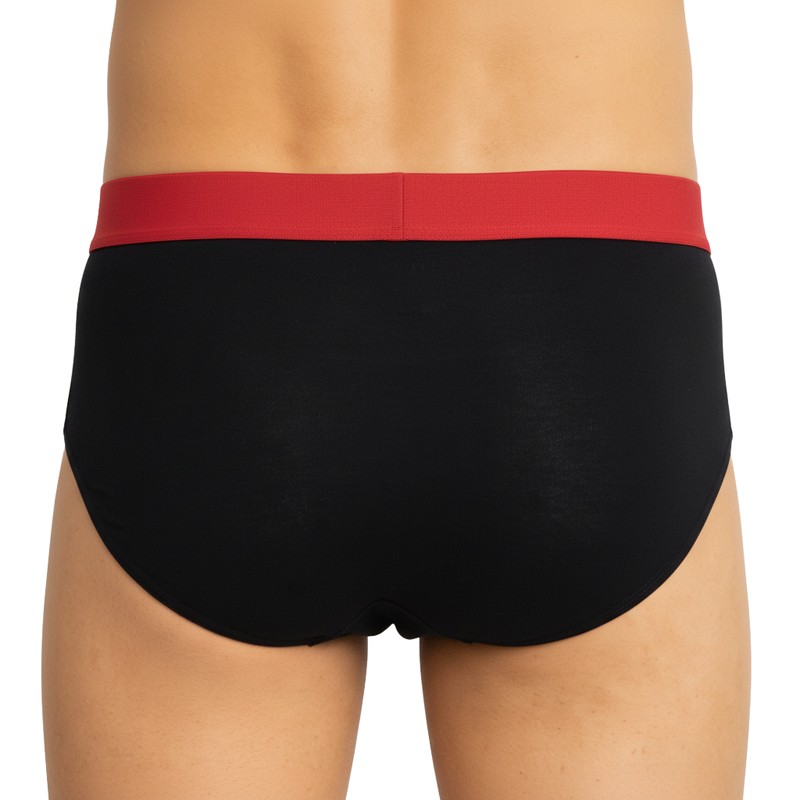 Boxerman_Schiesser_3-erSet_Slips_Schwarz_mit_verschiedenfarbigen_Webbund