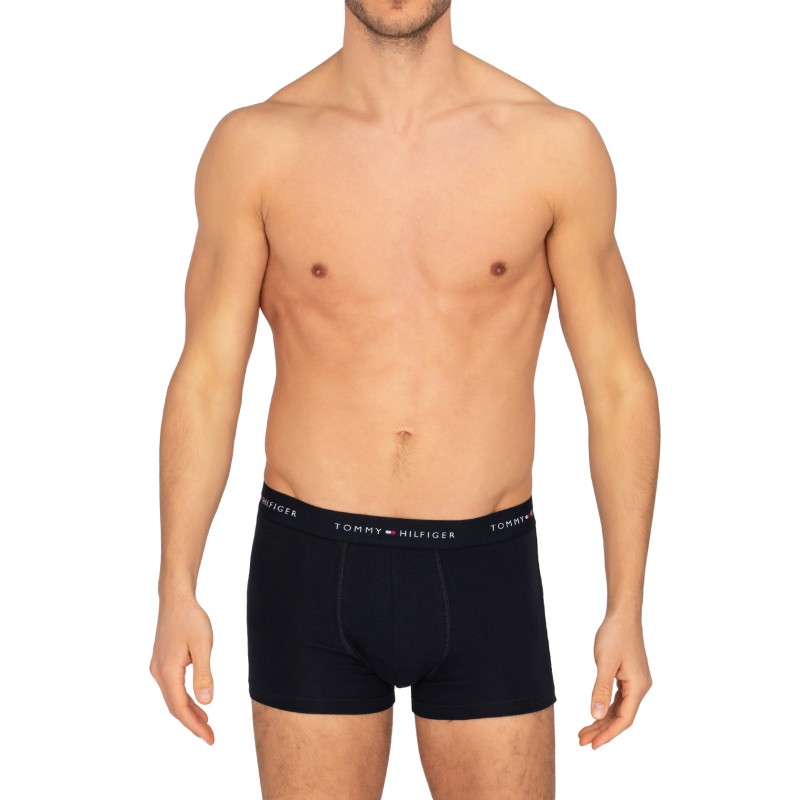 TommyHilfiger_5-erSet_Trunks_Schwarz_mitverschiedenfarbigemWebbund