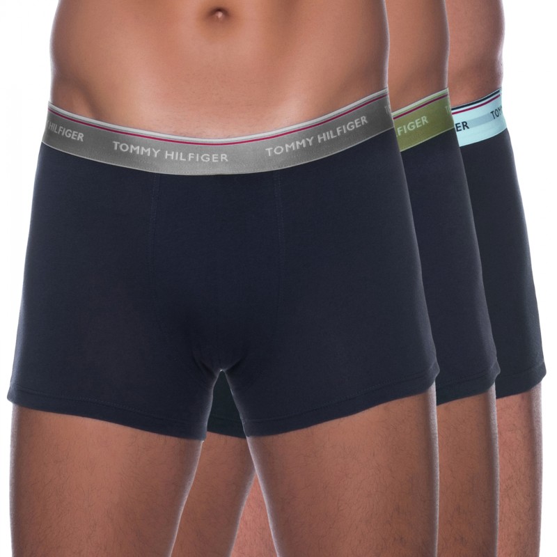 Boxerman_Boxershorts_Herrenunterwäsche_Tommy Hilfiger_3-er Set_Trunks_Blau