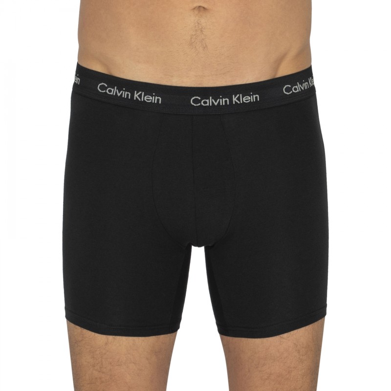 CalvinKlein_3-erSet_BoxerBriefs_Schwarz_mitverschiedenfarbigemWebbund