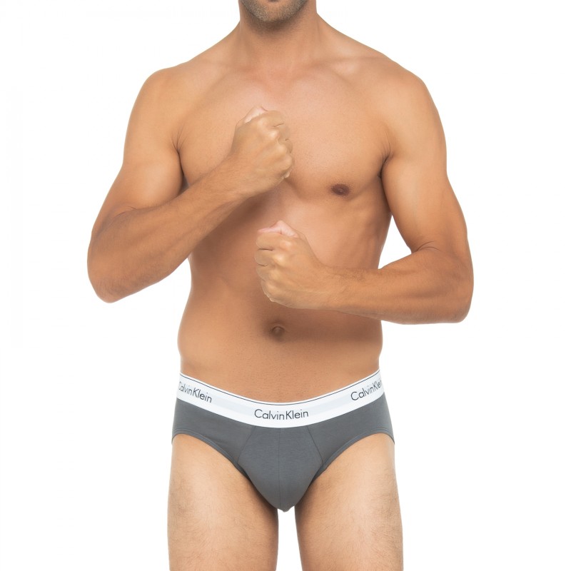 Boxerman_Herrenunterwäsche_Calvin Klein_3-er Set_Slips_Blau Grau & Hellblau