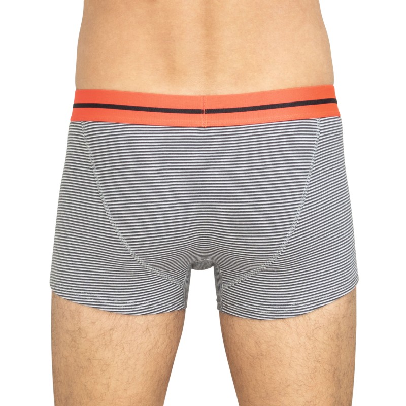 Superdry 3-er Set Trunks Schwarz, Grau & Weiß gestreift