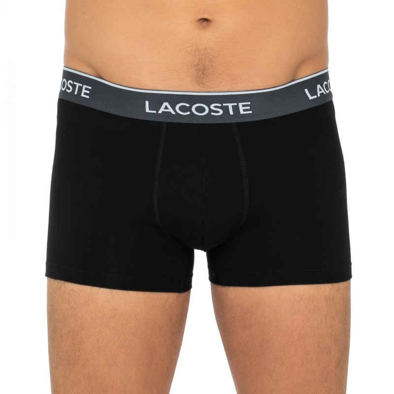 Lacoste_3-erSet_Trunks_Schwarz_mitverschiedenfarbigemWebbund