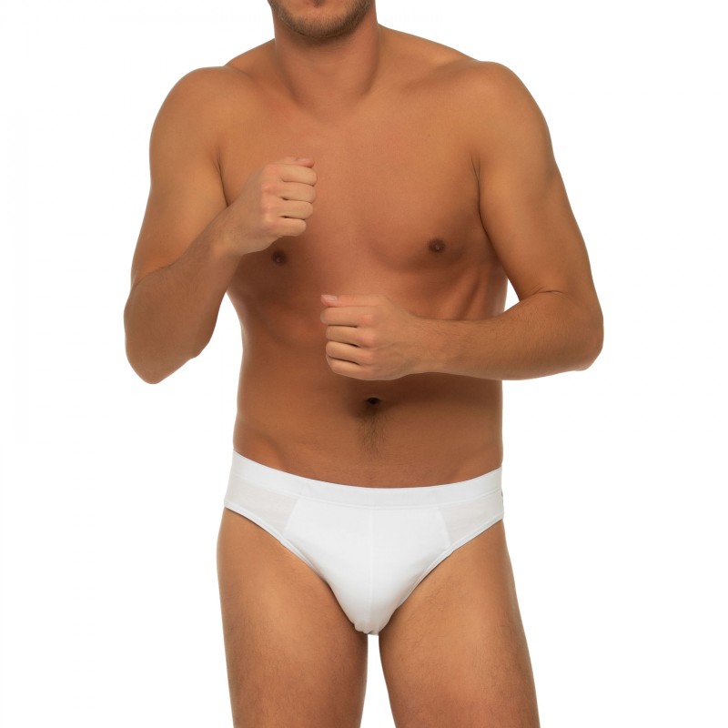 Boxerman_Herrenunterwäsche_Seidensticker_Modern Flex Slip_Weiß