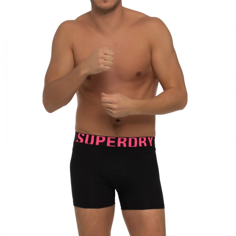 Boxerman_Herrenunterwäsche_Boxershorts_Superdry_2-er Set_Boxer Briefs_Schwarz