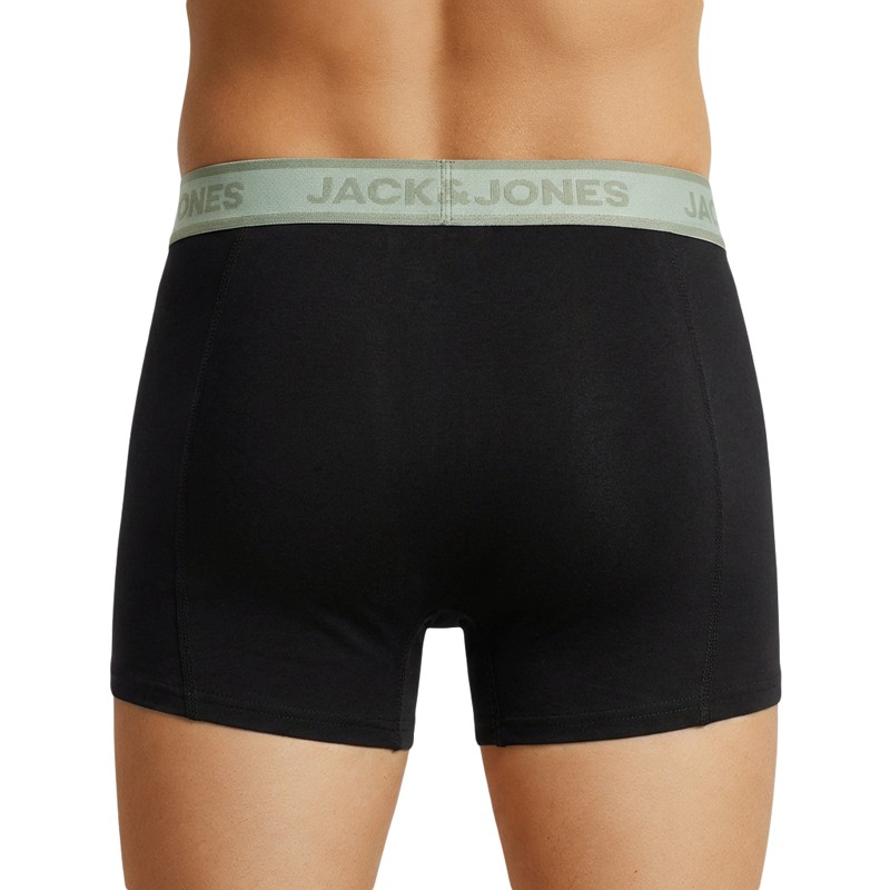 Jack & Jones 3-er Set Trunks Hellbau Hellgrau Petrol
