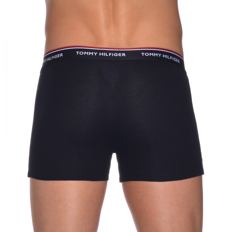 Tommy Hilfiger 3-er Stretch Trunks Weiß, Grau, Schwarz