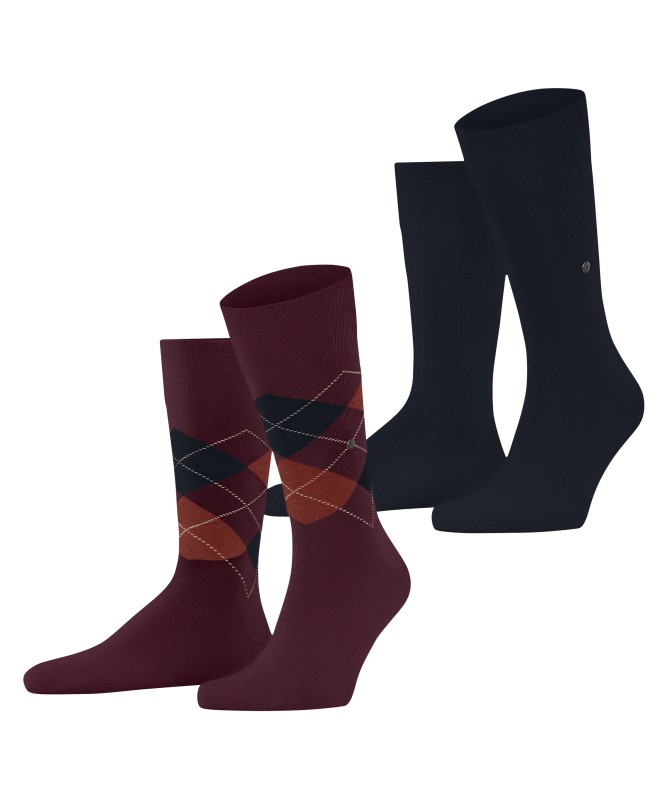 Burlington_Socken_Rot_Dunkelblau