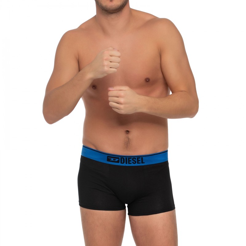 Boxerman_Herrenunterwäsche_Boxershorts_Diesel_3-er Set_Trunks_Schwarz