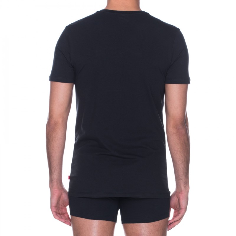 Levi's_2-er Set_T-Shirt_V-Ausschnitt_Schwarz