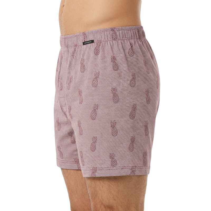 Schiesser_Boxershorts_Rosa_mit_Ananasmotiv_Dunkelblau