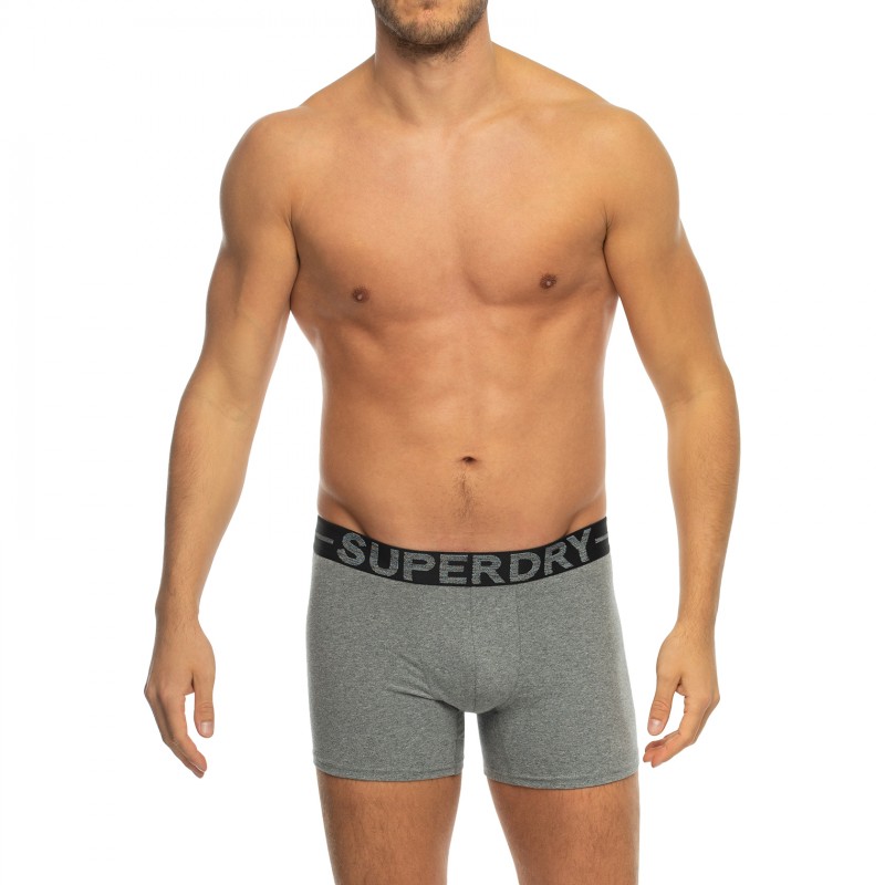 Superdry_3-erSet_BoxerBriefs_Grau&Rot
