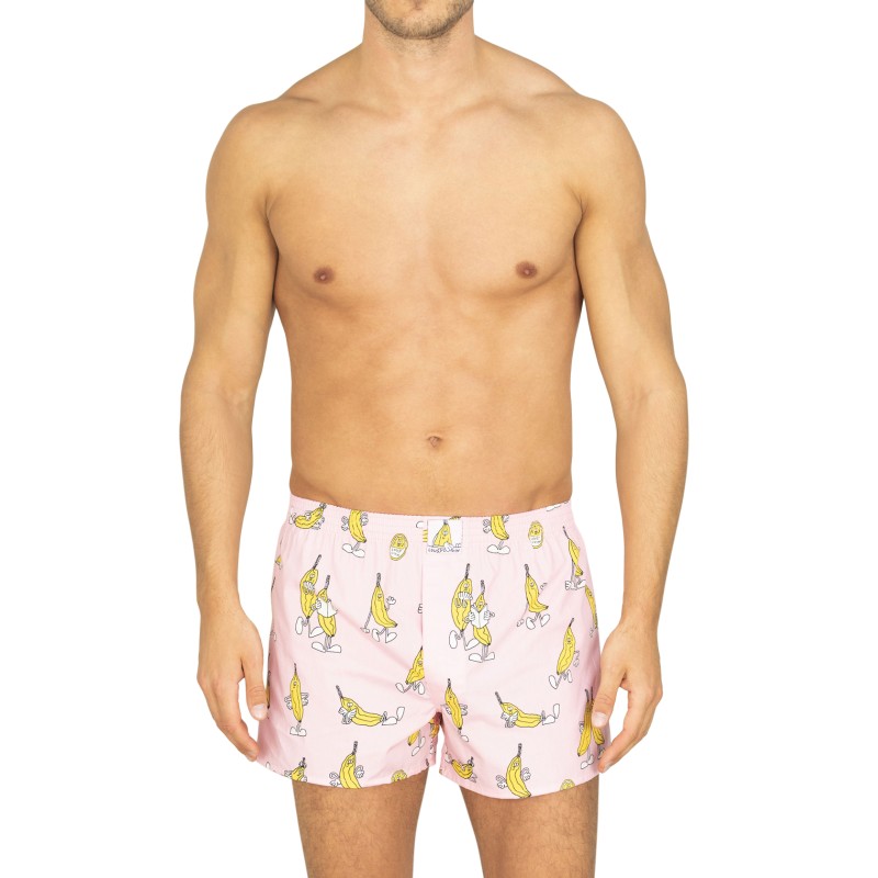 Lousy Livin Boxershorts 2-er Set Blau & Pink mit Motiv