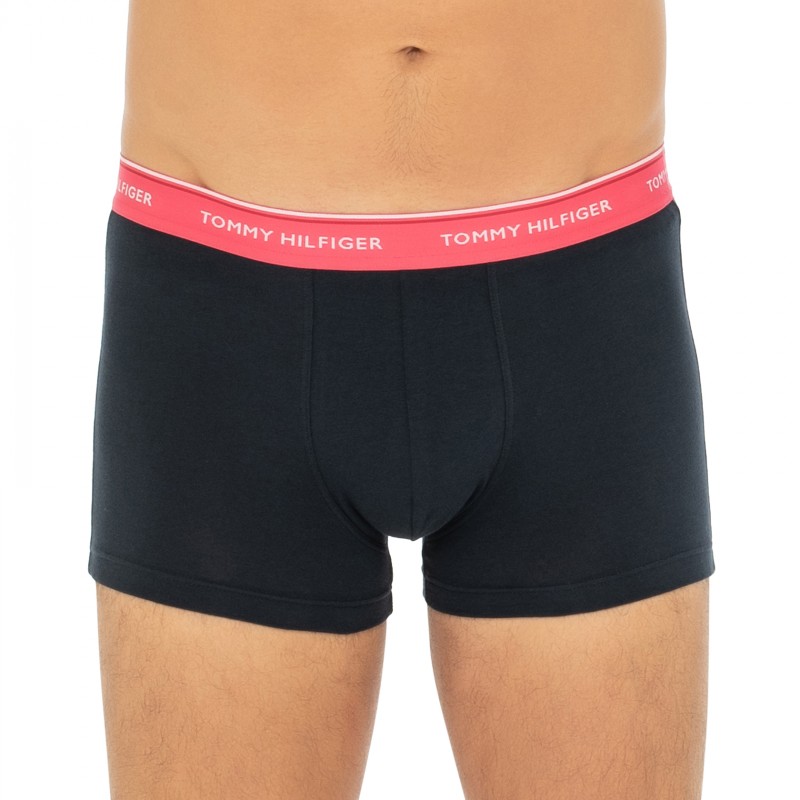 TommyHilfiger_3-erSet_Trunks_Blau_mitverschiedenfarbigemWebbund