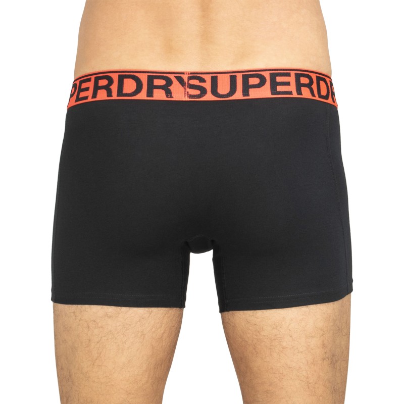 Superdry 3-er Set Boxer Briefs Khaki, Schwarz & Gestreift