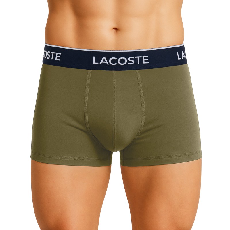 Lacoste 3-er Set Trunks in Grün, Blau & Flieder