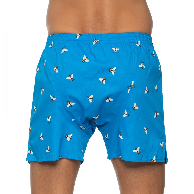 Boxerman_Herrenunterwäsche_D.E.A.LInternational_Boxershorts_Blau_Bienen