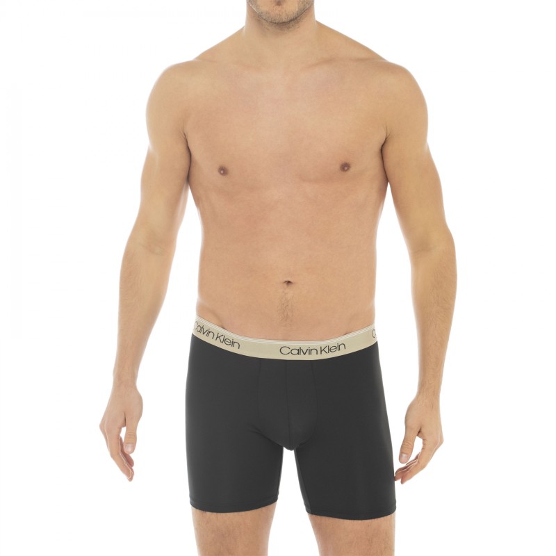 CalvinKlein_3-erSet_BoxerBriefs_Schwarz_mitverschiedenfarbigemWebbund