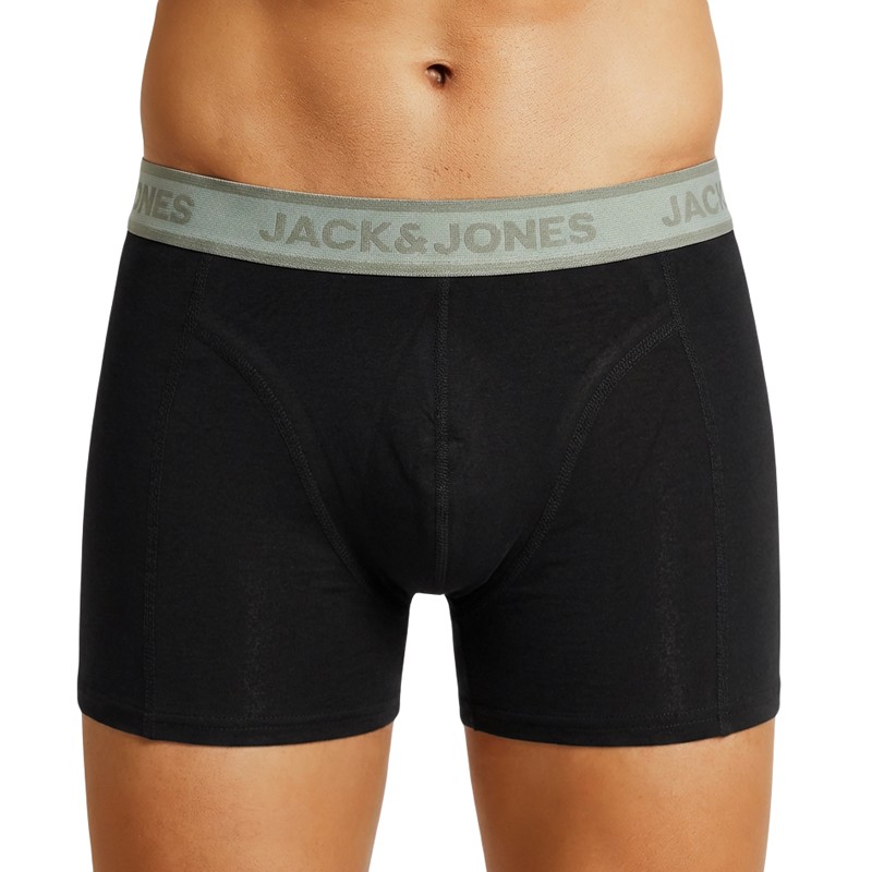 Jack & Jones 3-er Set Trunks Hellbau Hellgrau Petrol
