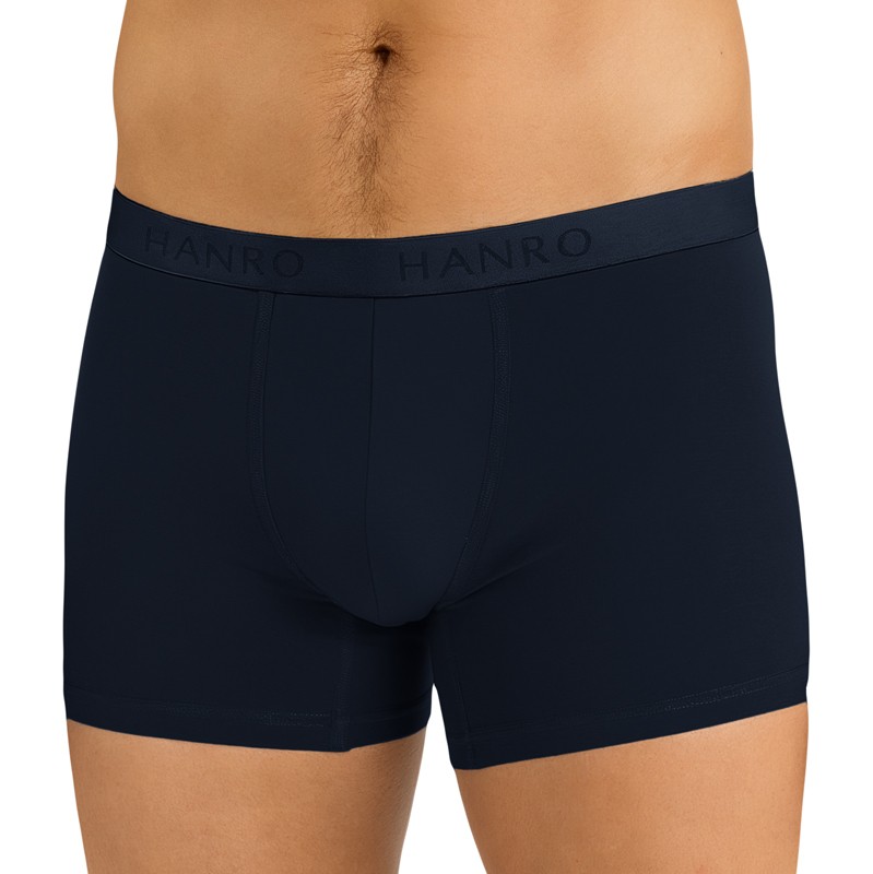 Hanro_2-erSet_Trunks_Blau_&_Schwarz