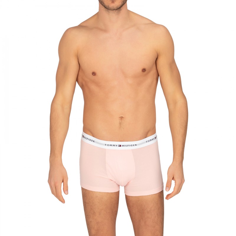 TommyHilfiger_3-erSet_Trunks_Grün,Hellblau&Rosa