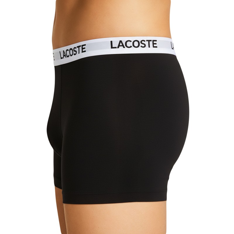 Boxerman_Herrenunterwäsche_Boxershorts_ Lacoste_3-er Set_Trunks_Schwarz