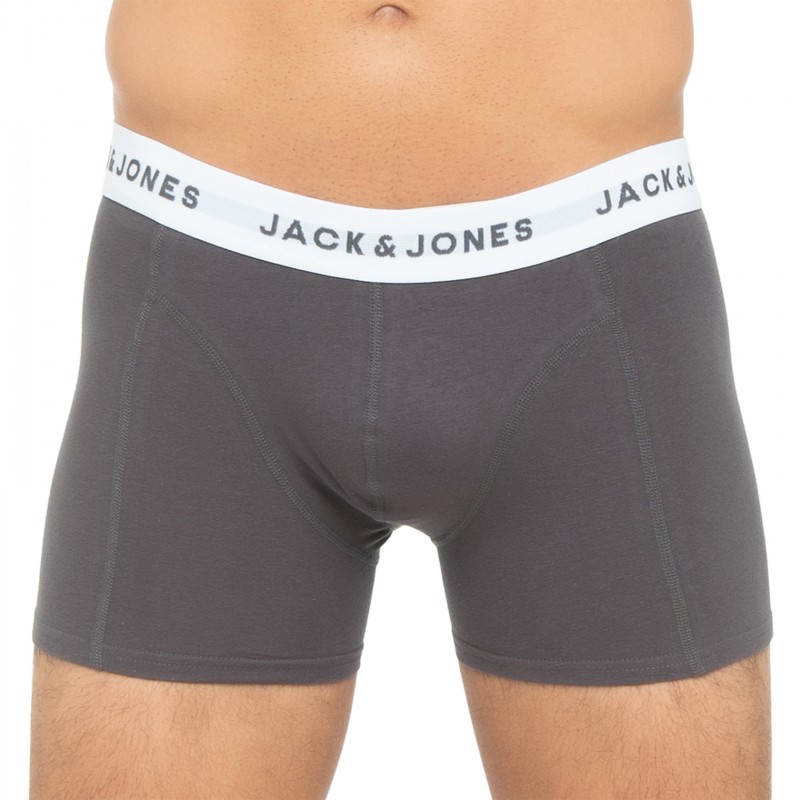 Jack & Jones 7-er Set Trunks Blau, Grau & Schwarz