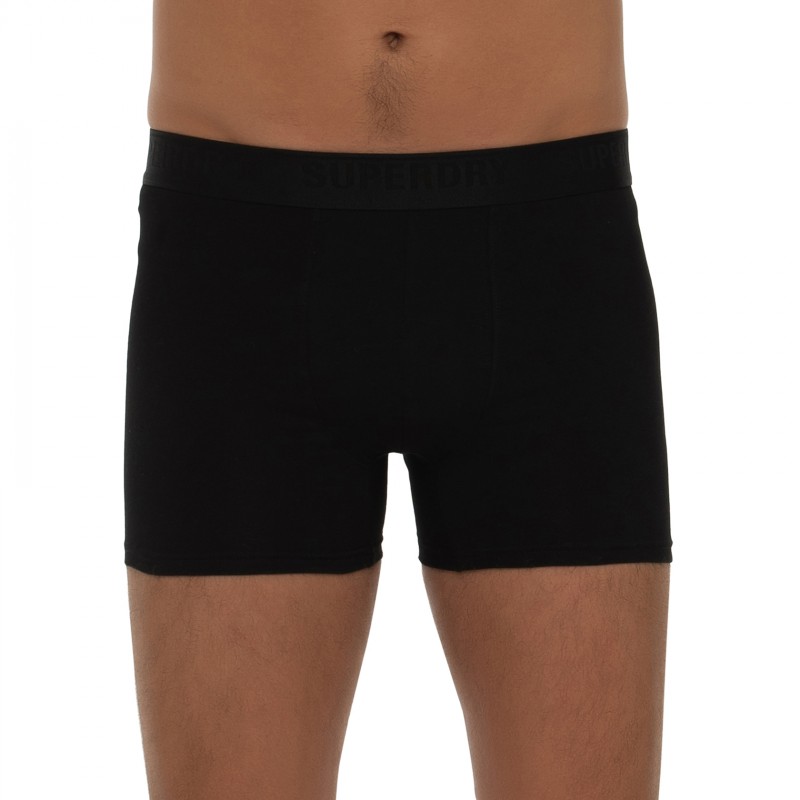 Boxerman_Herrenunterwäsche_Boxershorts_Superdry_3-er Set_Boxer Briefs_Schwarz Grau