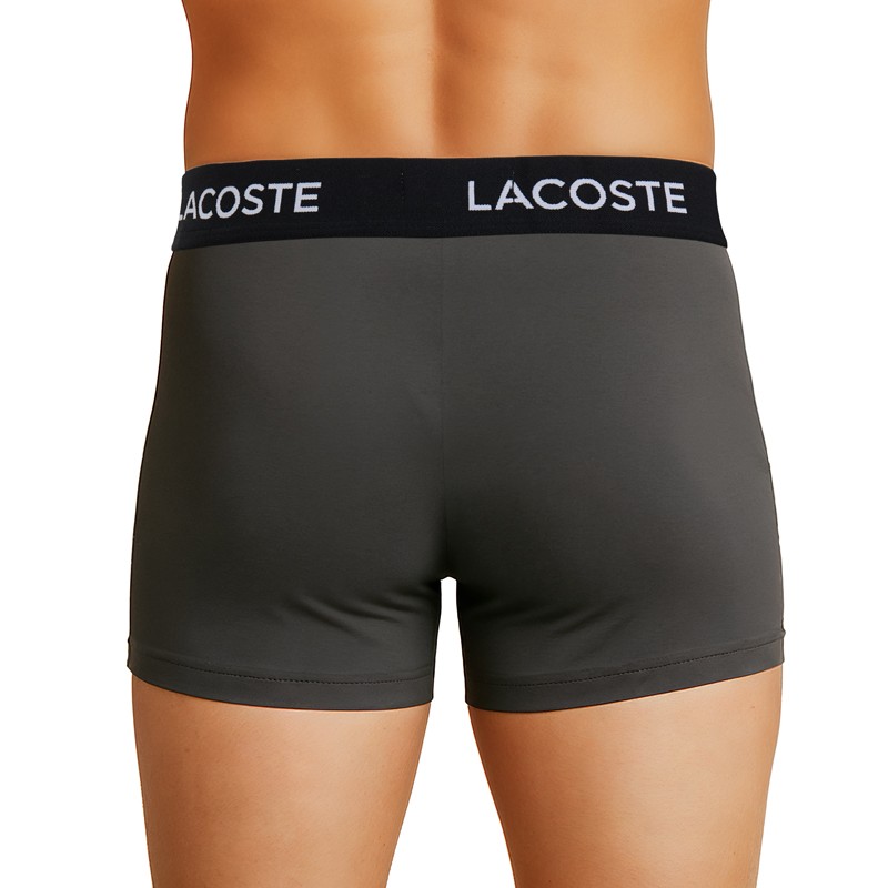 Boxerman_Herrenunterwäsche_Boxershorts_ Lacoste_5-er Set_Trunks_Grau