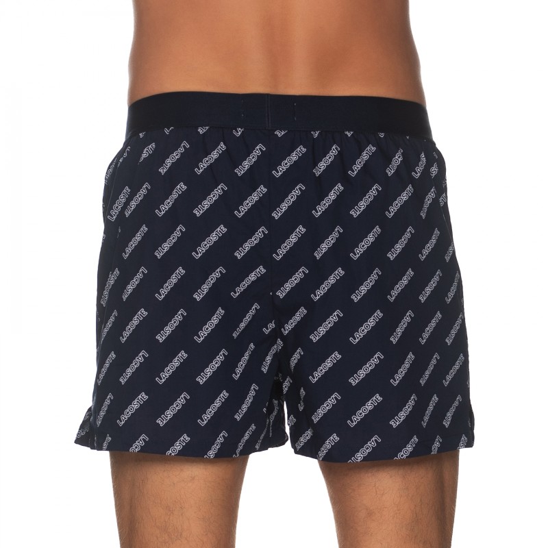 Boxerman_Herrenunterwäsche_Lacoste_3-er Set_Boxershorts_Blau_mit Logo-Muster
