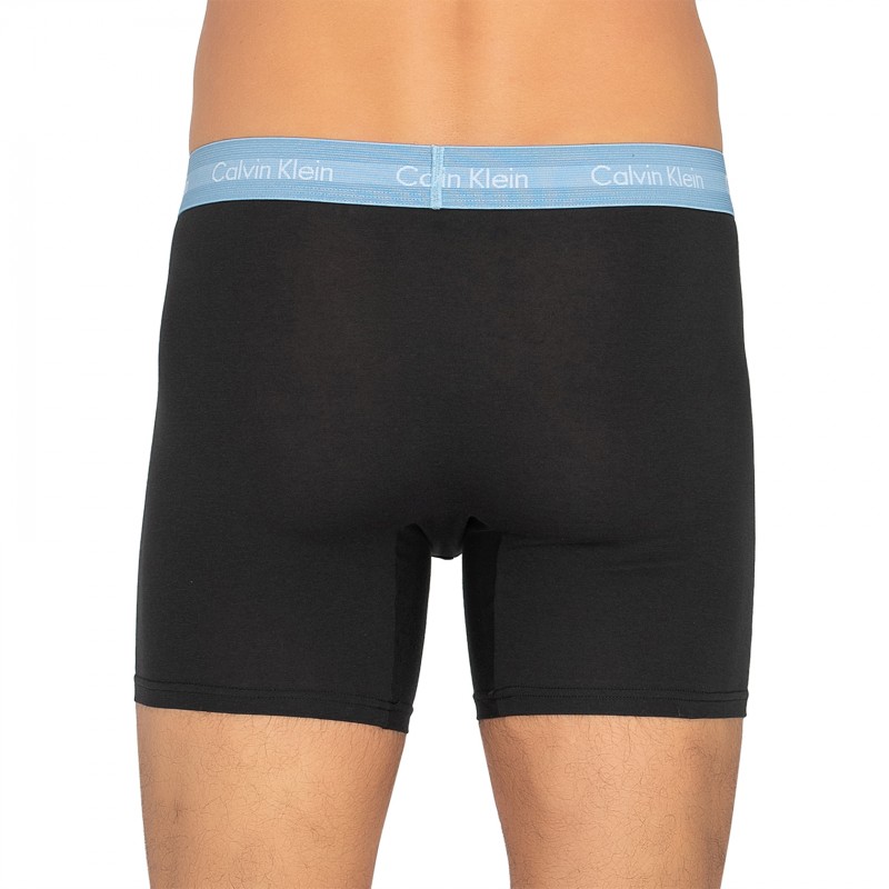 CalvinKlein_5-erSetBoxerBriefs_Schwarz_mitverschiedenfarbigemWebbund
