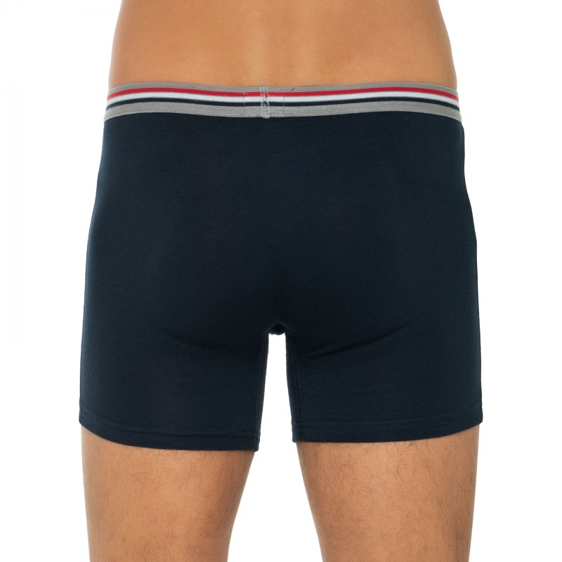 Boxerman_Herrenunterwäsche_Boxershorts_Bugatti_3-erSet_Long Pants_Schwarz Grau