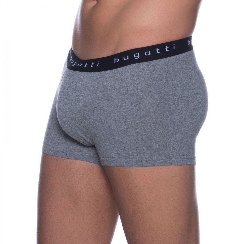 Bugatti_3-erSet_Trunks_Weiß,Schwarz&Grau