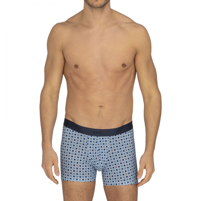 Boxerman_Mey_Trunks_Blau_mitgraphischemDesign