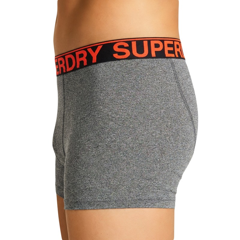Superdry_3-erSet_Trunks_Schwarz,Orange&Grau